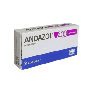 Andazol 400 mg x 3 δισκία - αλβενδαζόλης.
